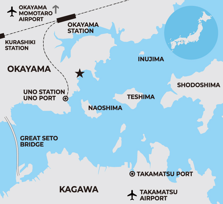 アクセスマップのイラスト